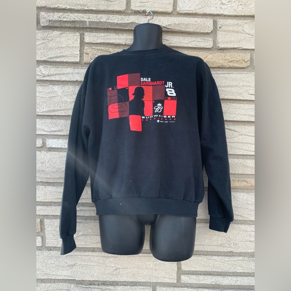 Vintage 1990s Dale Earnhardt Jr. Racing Sweatshirt Crewneck